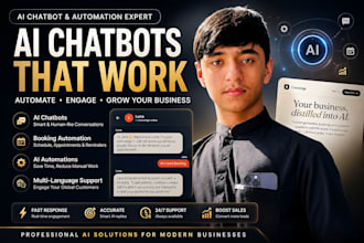 create an ai chatbot and booking assistant for your business