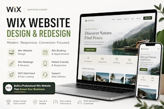 build wix website redesign wix website development wix booking