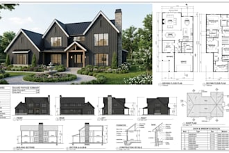 create precise autocad oil and gas and house drawings