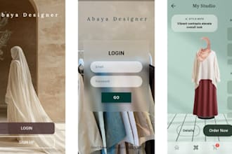 design modern mobile app UI UX in figma