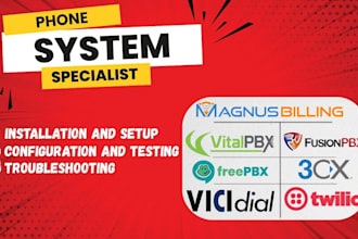 vicidial fusionpbx asterisk freepbx magnusbilling 3cx ringcentral fs pbx systems
