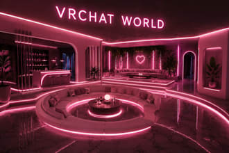 create a good interactive vrchat world, vr chat world vrc world vr world