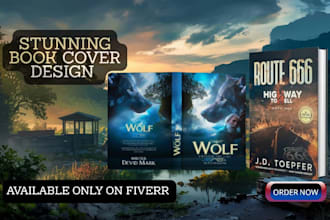 design professional book cover, ebook cover and amazon kdp cover