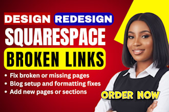fix squarespace broken links forms buttons and website errors