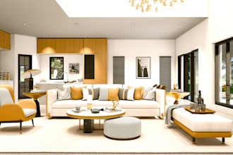 do virtual staging and full interior exterior home makeover