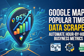 build a python selenium scraper for google maps popular times data