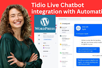 install tidio live chatbot in wordpress site shopify store