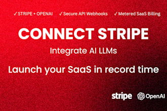 connect stripe and openai API into your vibe coding app