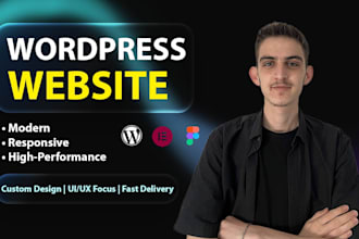 create a modern wordpress website
