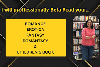 beta read your romance, erotica, fantasy,  romantasy novel