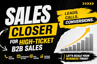 commission based sales closer lead high ticket sales closer b2b sales closer sdr