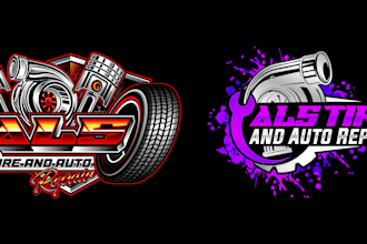 design luxury high quality auto repair logo with creative concepts