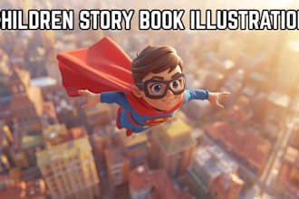 illustrate children story book illustration kids children story book