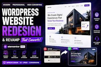 redesign or revamp your wordpress website