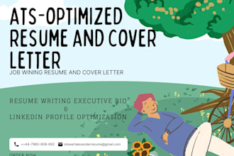 write ats friendly resume CV and optimize linkedin profile