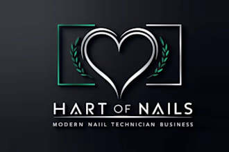 design magnificent nail technician business logo