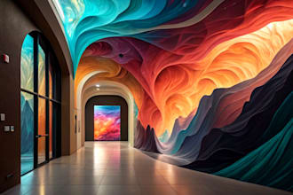 create stunning custom abstract art for your space