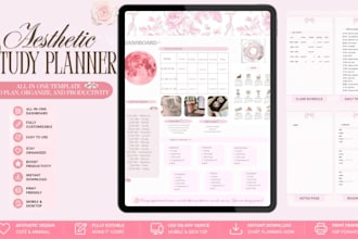 design custom digital planners and journals for you