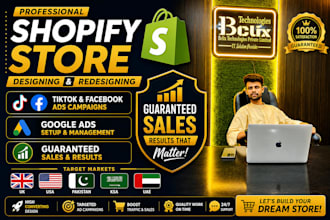 be your shopify website design expert or redesign shopify website,shopify cro