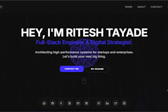 build futuristic react websites and cinematic saas interfaces