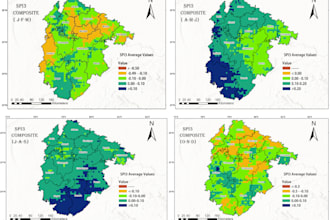 create cartography maps using gis and remote sensing