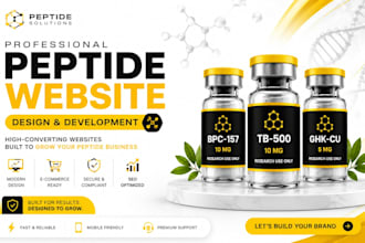 build peptide website fda complaint peptide website woocommerce peptide website