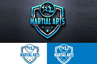 design martial arts studio logo