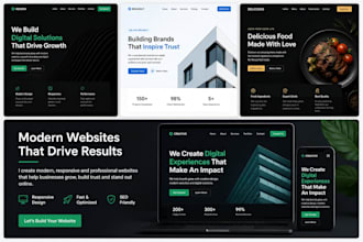 modern responsive website desing for businesses