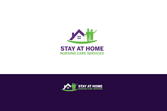 do child care and kids type logo for you