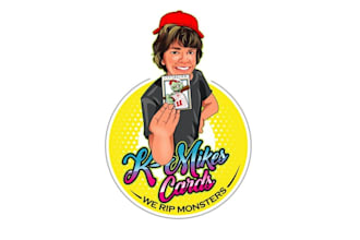 design mike cards sports card business logo