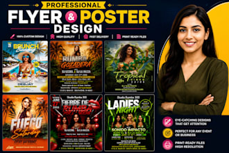 design hip hop nightclub music bar dj concert party club event bday flyer poster