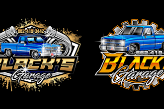 do modern wonderful auto repair logo design without any copyright