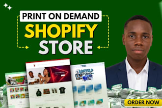 do print on demand store, shopify pod store, etsy pod store
