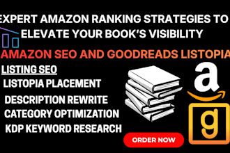 do amazon KDP SEO and goodreads listopia research