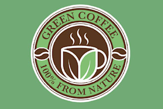 design vintage coffee shop logo