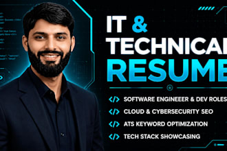 write an ats software engineer, IT and technical resume