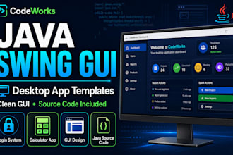 design and improve your java swing gui desktop application