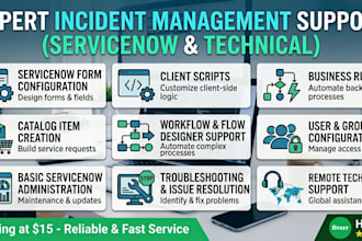 help with servicenow incident management