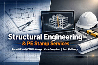 be your licensed structural engineer for permit approval