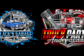 do incredible wonderful auto repair logo for your company