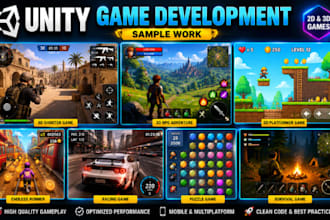 develop a unity mobile game, unity game development and custom game creation