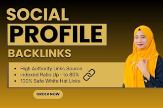do social media profile backlinks for SEO link building