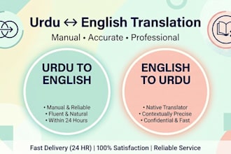 be your certified urdu to english and english to urdu translator