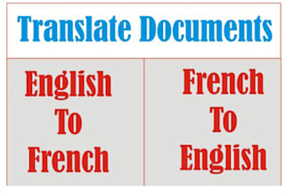 professionally translate english to french and french to english