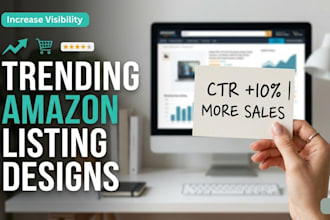 design high converting amazon listing images and content