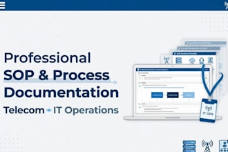 write clear sops, process documentation and workflows with flowcharts