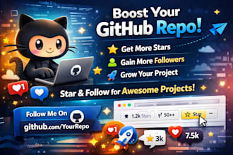 promote your github repo organically for more stars and followers