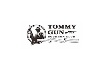 design wonderful elegant gun bourbon club logo