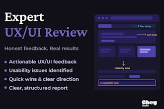 audit your website or app UX to improve usability and increase conversion