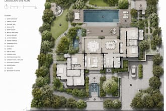 render architecture and landscape site plan design in 24 hours